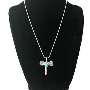 Dragonfly Sterling Silver Turquoise Howlite
